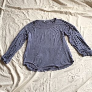 Splendid blue raglan sleeves T